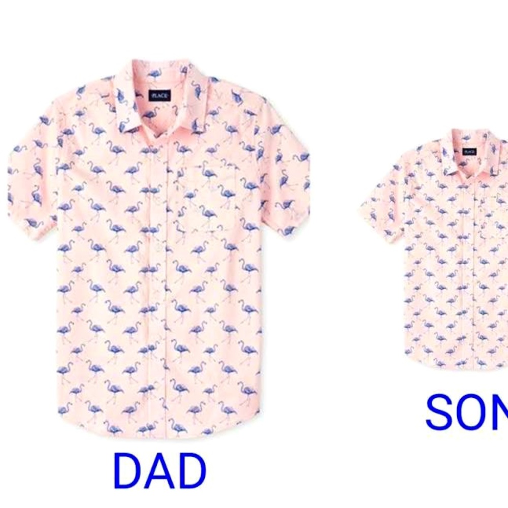 Mens Pink Flamingo shirt